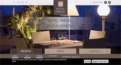 Desktop Screenshot of hotelparioli.com