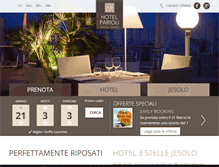 Tablet Screenshot of hotelparioli.com