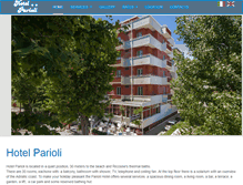 Tablet Screenshot of hotelparioli.it